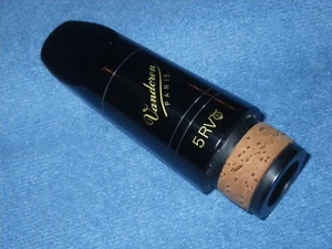 VANDOREN 5RV LYRE Bb SOPRANO CLARINET MOUTHPIECE - PRO LEVEL EBONITE - A+ COND. - Picture 1 of 10
