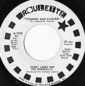 Tommy James - Crimson and Clover - Promo copy ORIGINAL NEVER PLAYED! NM - Picture 1 of 5