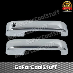 For Ford F-150 2015 16 17 18 2019 2 Door Handle Chrome Cover W/O Smart key - Picture 1 of 1
