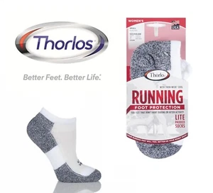 Thorlos Women's Lite Running Socks Thin Cushion Micro Mini Crew Low Cut - 1 Pair - Picture 1 of 6