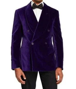 Classic Handmade designer Men's Blazer , double breasted 1 piece jacket - Picture 1 of 4