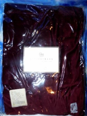 Pottery Barn Wine Velvet Loose Fit Dining Chair Cover-Side Chair - Image 1 of 3