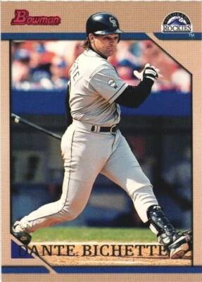 Bowman #25 1996 Dante Bichette Colorado Rockies Foto 1 de 2