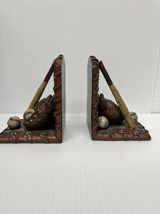 Fermalibri baseball vintage in resina artigianale - Foto 1 di 4