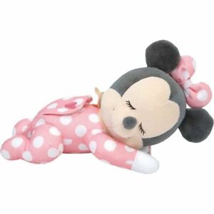 Takara Tomy Disney Baby Suya Suya Sleeping w/ Melody Music Minnie Mouse Plush