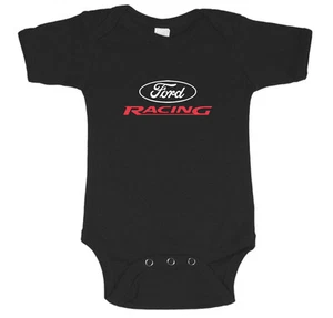 Ford Racing baby tee infant one piece newborn baby t-shirt cute Ford baby shirt - Picture 1 of 1