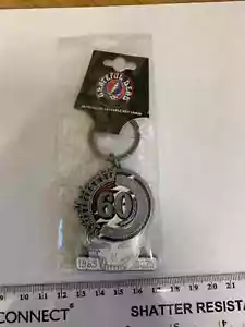 GRATEFUL DEAD 60TH ANNIVERSARY SKULL HIGH QUALITY METAL KEY CHAIN OFFICIAL - Bild 1 von 7