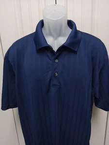 PGA Tour Pro Series Polo Shirt XL Athletic Fit Polyester Golf Golfer Rugby Mens - Picture 1 of 5