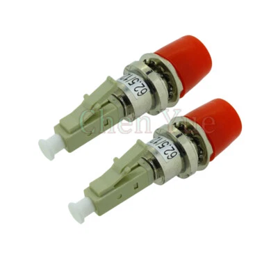 2pcs FC Female to LC male FC-LC Multimode 62.5/125um Fiber Optic Hybrid Adapter  - Image 1 of 4