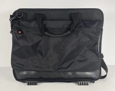 IBM Thinkpad 16” Laptop Negro Nylon Estuche de Transporte Bolso con Correa para el Hombro Foto 1 de 4