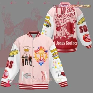 I Was Supposed To Marry A Jonas Brother Baseball Jacket - Bild 1 von 3