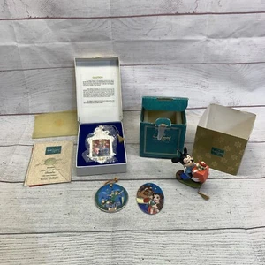 WDCC Ornament Lot Dumbo Peter Pan Beauty Beast Figurine Presents for My Pals - Picture 1 of 13