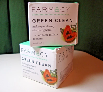 (2) Bálsamo limpiador Farmacy Green Clean maquillaje Meltaway 3,4 oz/100 ml Foto 1 de 4