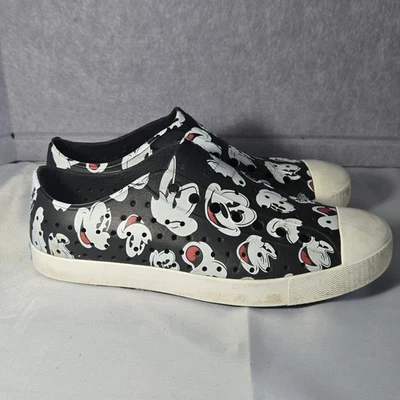 Zapato sin cordones nativo unisex Disney Mickey Mouse para hombre 7/mujer 9 negro WDW verano Foto 1 de 4