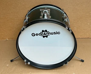 Gear4music 16'' X 12'' Bass Drum  Wood  Green + Junior Pedal - Picture 1 of 8