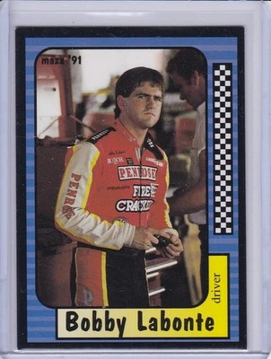 Bobby Labonte 1991 Maxx Collection card 53 Rookie Card Grade NM-MT - Image 1 of 2
