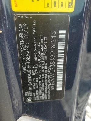 Conjunto de pieza de freno antibloqueo para BMW 128i 2561563 09-13 Foto 1 de 4