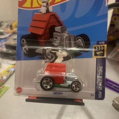 2024 Hot Wheels Snoopy Hw экранное время 4/10 Peanuts классная деталь A14 - Изображение 1 из 4