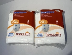 Tranquility SmartCore Brief, 2 Packs Adult Diapers 2XL, XXL, Breathable 60-80” - Picture 1 of 9