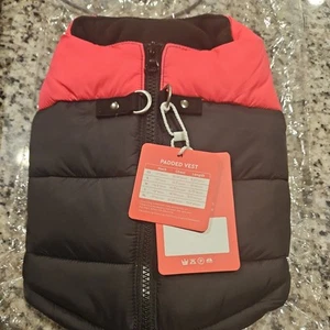 Gooby Padded Puffer Fleece Lined Vest Dog Jacket size small - Picture 1 of 5