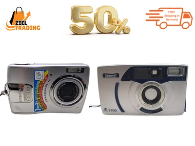 2er Set Pentax Optio M20 7MP & Jenoptik JD-2100f 2.1MP Digitalkamera – Getestet - Bild 1 von 4