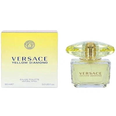 Yellow Diamond da Versace 3,0 oz Eau de Toilette perfume feminino novo na caixa EUA - Imagem 1 de 2