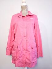 Womens Roxy Jacket Size Medium Windbreaker Raincoat Pink Lightweight Coat