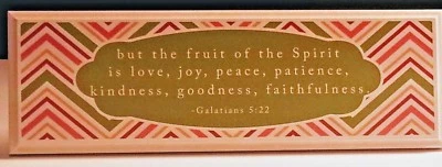 Letrero Fruit of the Spirit Danielson Designs Foto 1 de 3