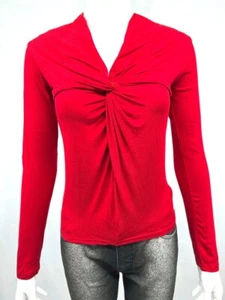 Langarmshirt Damen rot Baumwolle Größe L - Bild 1 von 5