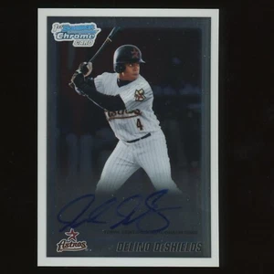 2010 Bowman Chrome #BDPP83 Delino DeShields 1st Bowman Rookie RC Auto Astros - Picture 1 of 2