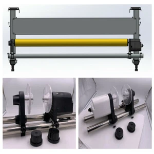 New Automatic Media Take Up Reel System for Mutoh Mimaki Roland Epson Printers - Picture 1 of 6