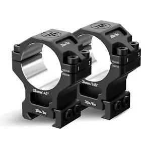 7075 Series Aluminum Scope Rings - High Profile 34mm Scope Mount for Picatinn... - Picture 1 of 7