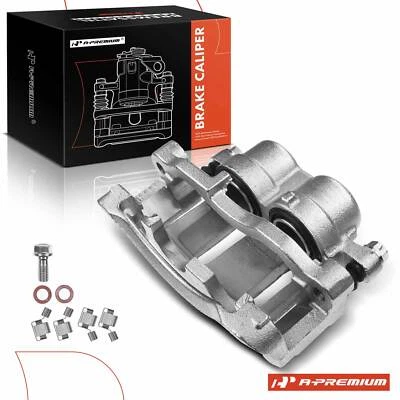 A-Premium Disc Brake Caliper w/Bracket Front LH for Chevy Blazer GMC Jimmy Isuzu - Image 1 of 4
