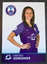 2017 Orlando Pride Kristen Edmonds Trading Card Womens Soccer NWSL Rutgers