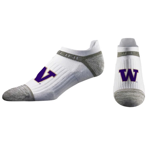 Strideline Washington Huskies Primary Logo Premium No Show Socks Cover