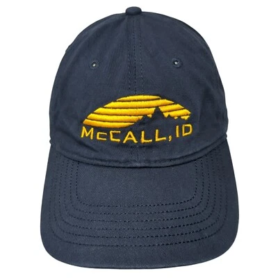 Sombrero McCall ID con tirantes azul talla única ajustable bordado 6 paneles Ouray Foto 1 de 4