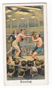 Vintage 1925 Boxing Card of GEORGES CARPENTIER (HOF)