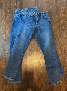 Old Navy Boys Size 14 Reg Boys Original Taper Blue Jeans Adjustable Waist - Picture 1 of 1