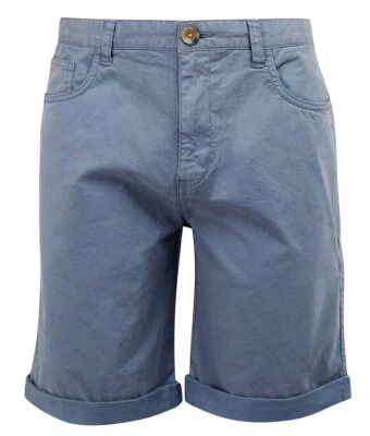 New Mens Barbour Washed Blue Overdyed Twill Shorts 40 - Image 1 of 2