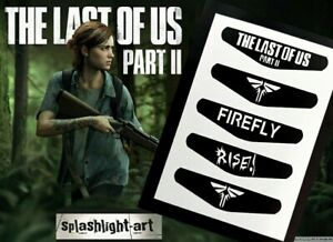 THE LAST OF US Part 2 PS4 Controller Light Bar 5x Vinyl Sticker Firefly Decal 