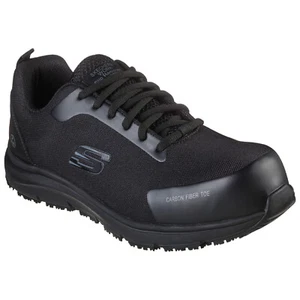 Zapatos de seguridad Skechers para hombre Ulmus punta de carbono S3 SRC ropa de trabajo ligera duradera - Imagen 1 de 5