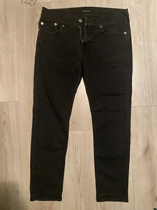 True Religion Jeans Relaxes Slim Fit 34” Waist Black - Picture 1 of 5