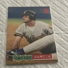 1994 Topps Stadium Club Carlos Garcia #206-MLB- Pittsburgh Pirates- MLB-