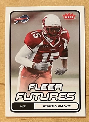 Martin Nance Rookie 2006 Fleer Futures #170 Buffalo Bills NM-MT - Image 1 of 2