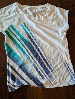 Top Ideology Mujer M Blanco Manga Corta Clásico Suave Exterior Adulto Foto 1 de 4