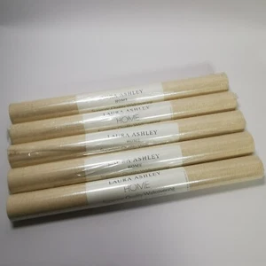 ~ Laura Ashley ~ Blyth Gold Superior Quality Wall Covering ~ Wallpaper 5 Rolls ~ - Picture 1 of 10