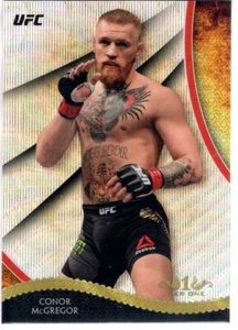 2018 Topps UFC Chrome CONOR MCGREGOR 2017 Tier One WAVE REFRACTOR 18/99 Rare SP - Picture 1 of 1