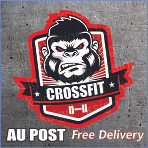 Cross fit gorilla gym Funny Sticker Decal JDM Drift Ute car high quality vinyl - Picture 1 of 1