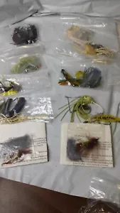 10 Esche Spinner Gomma Jig Bass Esche da Pesca Cucchiai Buzzbaits Attacchi FATTI IN CASA - Foto 1 di 4