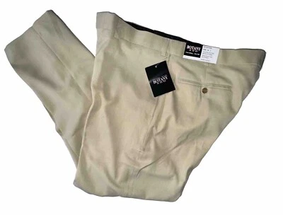 Botany 500 Pantalones de vestir tostados Cremallera Gancho Mosca Frontal Talla 38 L Nuevo con etiquetas Foto 1 de 4